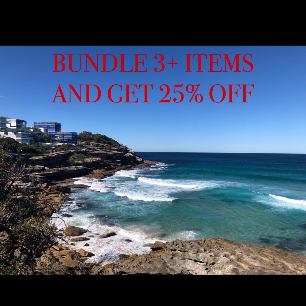 25% off your entire order if you bundle 3+ items